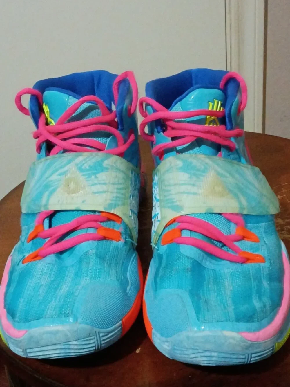 Nike Kyrie 6 Pool Day Shoes 7Y Basketball CZ4686-409 Kyrie Irving Sneakers